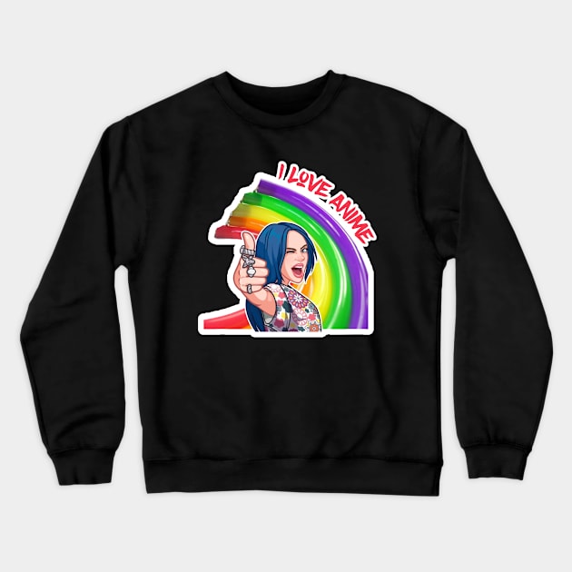 Lovers Anime’s Crewneck Sweatshirt by MimASM